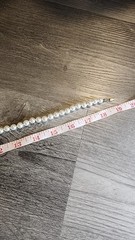 Vintage Faux Pearl Necklace Women’s Jewelry 19″ Screw Clasp Fancy Retro Beads