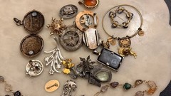 Assorted Vintage Costume Jewelry Collection Including Alex and Ani and Razza