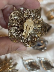 Lot Of Sarah Coventry Vintage Costume Jewelry Rare Earrings One Necklace Brooch