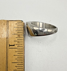 Vintage Mens Superman Ring 10.5 DC Comics Red Enamel stainless steel