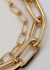 Nice Vintage Yellow Gold Plated Liz Claiborne Double Chain Bracelet