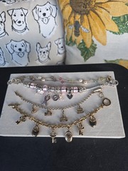 4 Vintage-to-Modern Bracelet Lot Charm Bracelets Beaded Style Stackable Mixed
