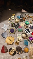 Lot of 50+ Assorted Vintage and Modern Single Earrings for Junk Journaling and C