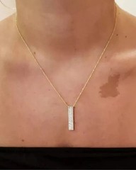 Round Cut Lab Created Diamond Woman’s Purpose & Love Gift 14K Yellow Gold Finish