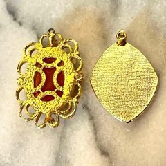 Small Cameo Pendant (2 Pieces) Available.