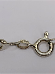 Sterling Silver 925 Italy 6MM Wide Vintage Rope Chain Bracelet 7″ 7.9g