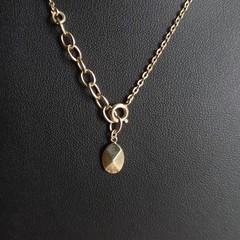 MINT vintage christian Dior gold logo neckless linestone JAPAN