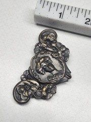 Antique Bronze Art Nouveau Buckle Accessory *A Work of Art!