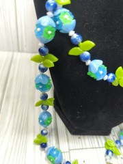 VTG Hong Kong costume jewelry necklace, specifically recognized by its clasp…