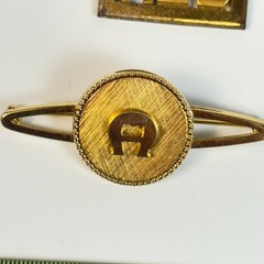 Lapel Pin Lot Vintage Initials Monograms