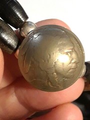 Vintage Liberty 1935 United States of America button necklace, Monet + more