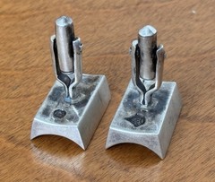 Antonio Pineda Taxco Mexican Modernist Sterling Silver 925 cufflinks Vtg Rare