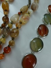 Estate find Vintage Modern Semi-precious stone set– Necklaces Earrings Bracelet