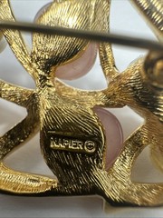 NAPIER Vintage Signed Brooch Designer Costume Jewelry Estate Find 1960’s