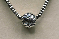 RARE SILPADA STERLING SILVER HEAVY ORNATE BALL SLIDE SNAKE CHAIN NECKLACE S5