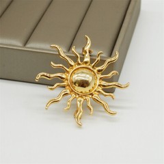 Vintage Enamel Flower Brooch Women Men Jewelry Gift Collar Decor Badge Corsage
