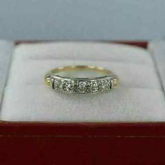 2.2Ct Art Deco Style Lab Created Diamond Engagement Wedding 14K Gold Finish Ring