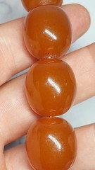 Vintage original Baltic amber beads, made in the USSR, honey color, 127 g
