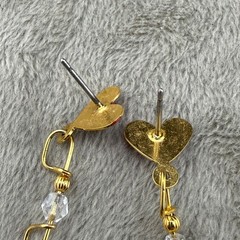 Vintage Lunch at The Ritz Woman Golfer Earrings Pierced Enamel