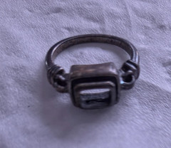 Signed Silpada Vintage Sterling Silver Size 9 Unisex Ring FOR YOUR STONE!