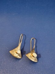 Sterling Silver Quartz Dangle Earrings