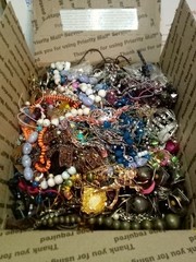 15#s Vintage Junk Drawer Scrap Jewelry Lot, All Kinds Of Stuff