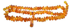 ✅54cm = 28gr RUSSIAN SOVIET BALTIC AMBER BEAD NECKLACE 琥珀 BRACELET STONE PENDANT