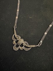 Vintage Art Deco Necklace Silver 925