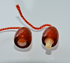1970 RUSSIAN SOVIET BALTIC AMBER TWIST CLASP NECKLACE 老琥珀 PENDANT SUSPENSION PIN