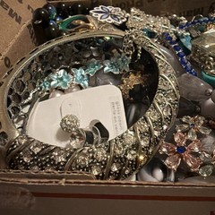 Vintage to Now Jewelry Lot, All Wearable Untested. No Junk. Box D9