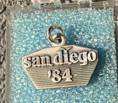 Bandag San Diego February 1984 Sterling Silver Charm