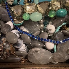 Vintage to Now Jewelry Lot, All Wearable Untested. No Junk. Box D9