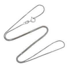 Vintage Italy Sterling Silver 925 Box Chain Necklace 18″
