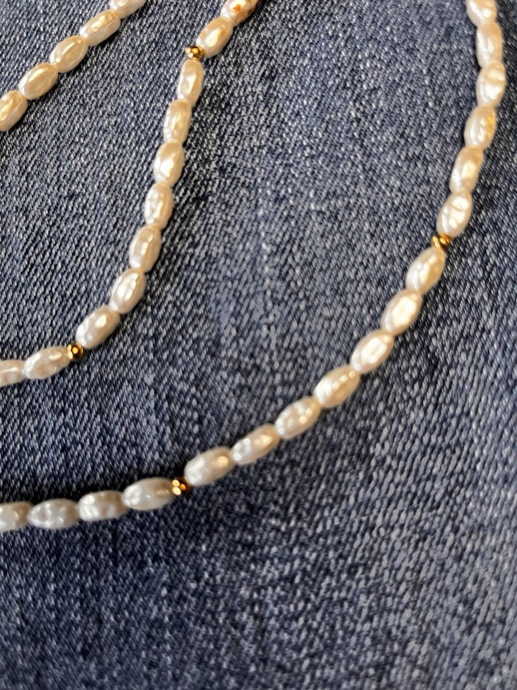 Vintage Authentic Pearl Necklace 24 Inch