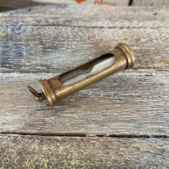 Antique Finish Brass Hourglass Sand Timer – Vintage Style – Nautical Pendant