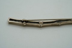 Vintage Sterling Silver John Hardy Bamboo Tie Pin / Brooch 7.2cm JB48