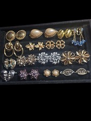 Vintage Napier Monet Avon Sarah Coventry Coro Clip Screwback Earring Lot
