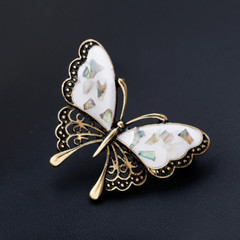 Colors Butterfly Brooch for Women Rhinestone Pin Fashion Insect Wedding Jewelry