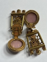Rare Juliana D & E Moroccan Matrix Brooch & Earrings Set Book Piece