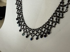 Victorian Reproduction Faux Jet Necklace