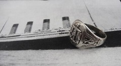 ANTIQUE OSTBY BARTON TITANIC UNITED STATES NAVY ANCHOR EAGLE STERLING MEN’S RING