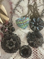 Costume Jewelry LOT Of 12 Estate Hoard All Wearable Vintage