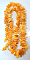 46gr RUSSIAN SOVIET BALTIC AMBER BEAD NECKLACE 琥珀 BRACELET STONE PENDANT EARRING