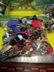 15#s Vintage Junk Drawer Scrap Jewelry Lot, All Kinds Of Stuff