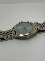 Vintage HMT Kohinoor Sky Blue Dial Mechanical hand Winding Transparent Back Case