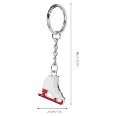Alloy Key Chain Wear-resistant Zinc Alloy Roller Skate Decorative Bag Pendants