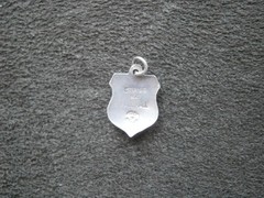 New South Wales Australia Vintage Sterling Silver Enamel Travel Shield Charm