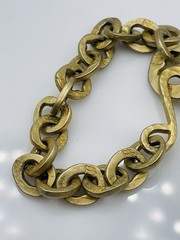 Karl Lagerfeld Paris Vintage Gold Plated Link Chain Bracelet