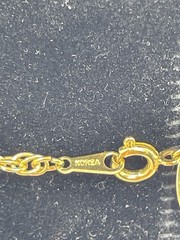 Vintage Sarah Coventry Necklace Chain Yellow Gold Tone Rope 30” Korea