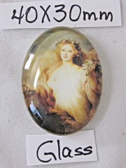 * SALE* VTG CAMEOS 40x30mm HUGE 17piece LOT JEWELRY RESIN FINDINGS REPAIR CRAFTS
